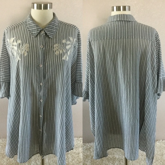 Maeve Anthropology Lagenlook Style Top - Picture 1 of 8